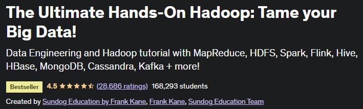 The Ultimate Hands-On Hadoop - Tame your Big Data