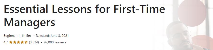 Essential Lessons for First-Time Managers