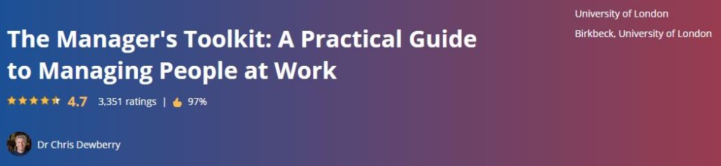 The Manager's Toolkit