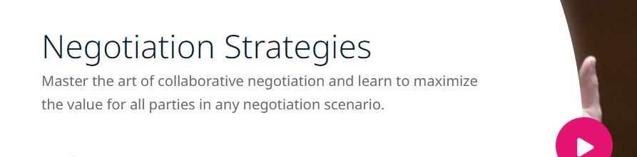 Negotiation Strategies