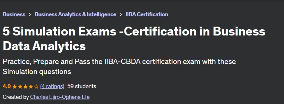 6 Best + Free IIBA CBDA Certification Training Courses
