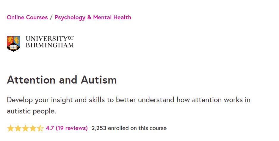 10 Best + Free Autism Courses & Classes with Certificates