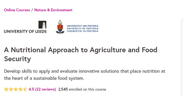 10 Best + Free Agriculture Courses with Certificates