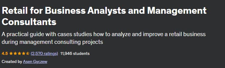 Retail for Business Analysts and Management Consultants