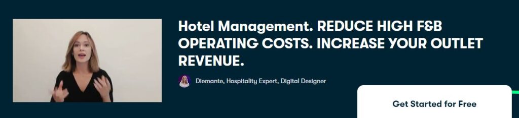 Hotel Management. REDUCE HIGH F&B OPERATING COSTS