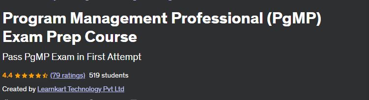 Program Management Professional (PgMP) Exam Prep Course