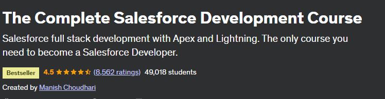 The Complete Salesforce Development Course