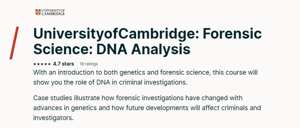 Forensic Science: DNA Analysis