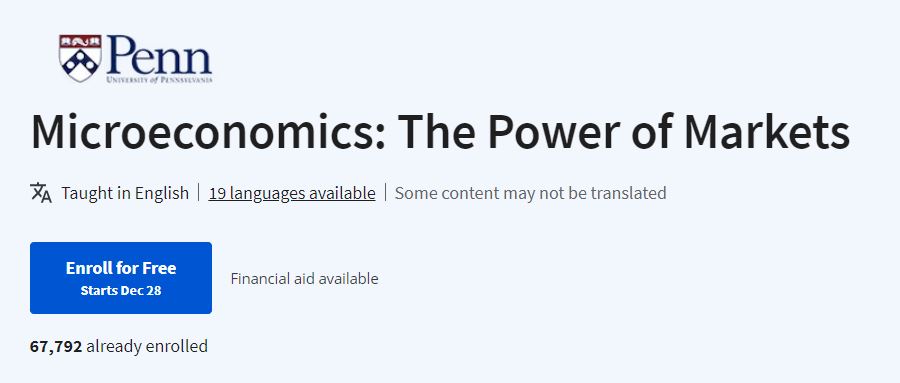 Microeconomics: The Power of Markets