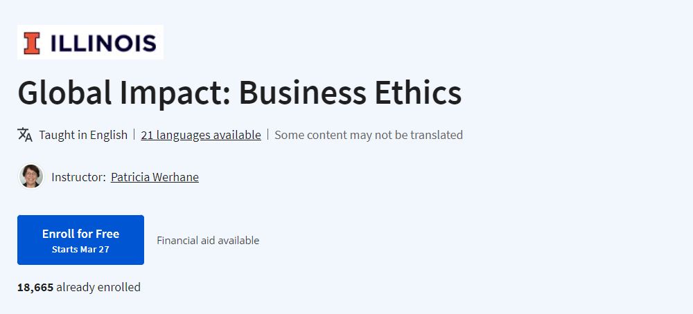 Global Impact: Business Ethics 