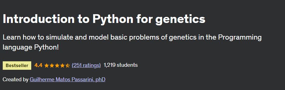 Introduction to Python for genetics