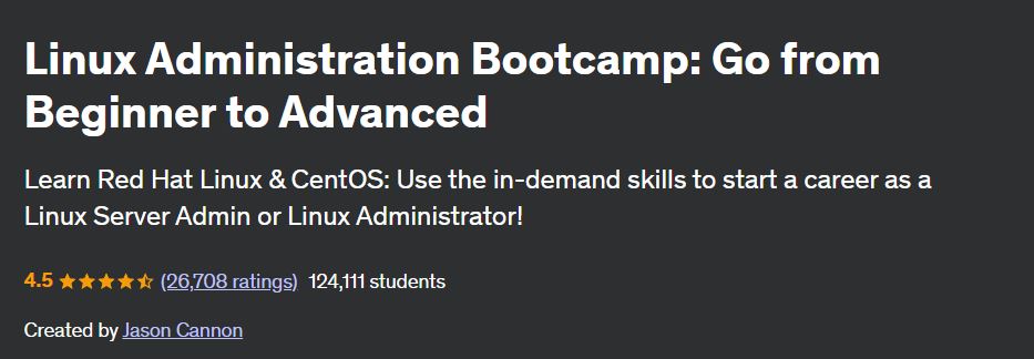 Linux Administration Bootcamp: Go from Beginner to Advanced
