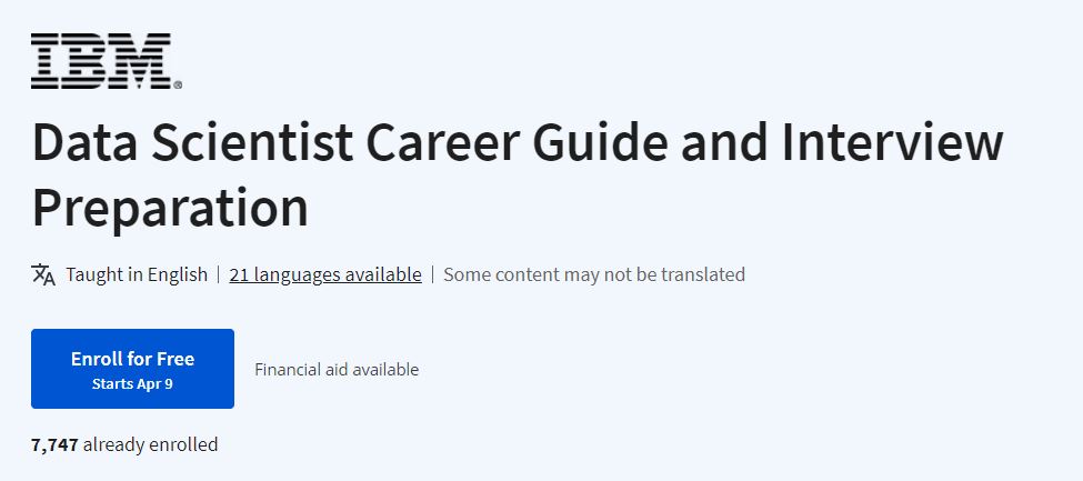 Data Scientist Career Guide and Interview Preparation