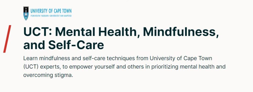 Mental Health, Mindfulness, and Self-Care