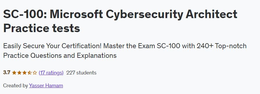 SC-100: Microsoft Cybersecurity Architect Practice tests