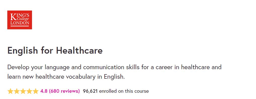 English for Healthcare