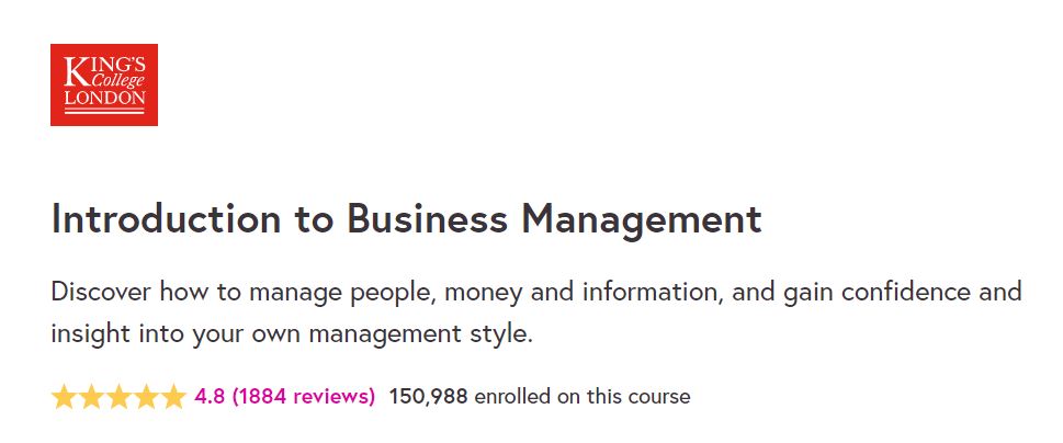 Introduction to Business Management